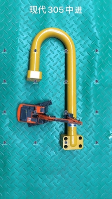 Hyundai R305 Excavateur tuyau hydraulique de fer à huile 31N6-11041-02 pour les travaux de construction