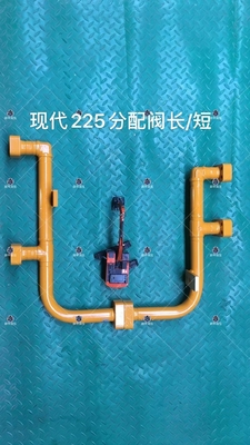 Hyundai R225 Excavator Boom Pipe Oil Inlet Pipe Pipe de fer Pour les magasins de matériaux de construction