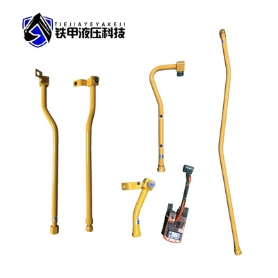 PC60 Pipelines pour excavateurs Cylindres hydrauliques à huile Pipe en acier 201-63-64770 201-62-74110
