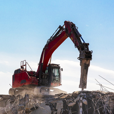 Construction 22 tonnes de broyeur d'excavatrice outils hydraulique broyeur de béton pour excavatrice
