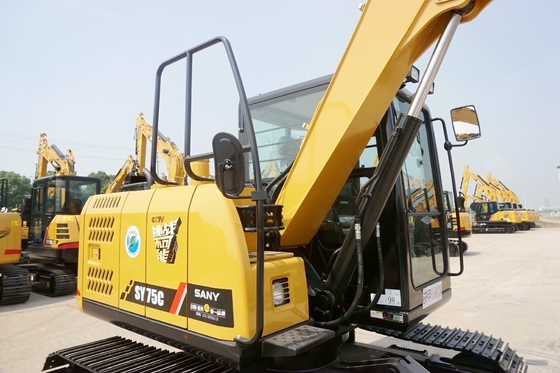 SY75 Distributeur de système hydraulique tuyau à bras moyen pour excavatrice tuyau en fer provenant du pétrole