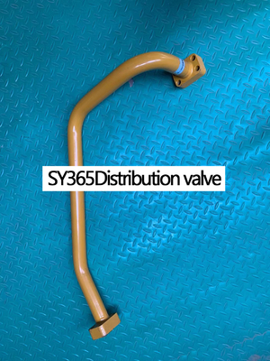 SY365 Distributeur de système hydraulique pour excavatrice tuyau à bras moyen et tuyau de retour du produit pétrolier