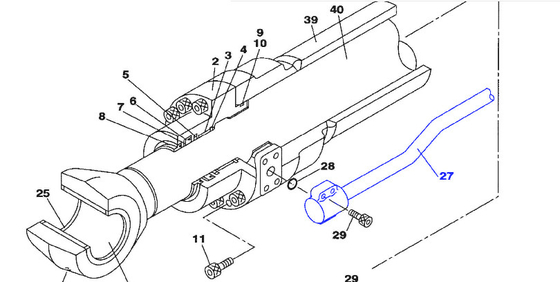 SUMITOMO 210-5A Pièces détachées pour excavatrice LR014120 tuyau hydraulique pour cylindre