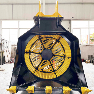 Bouteille de sélection de sable pour excavatrice de 5 à 40 tonnes personnalisée avec fonction rotative
