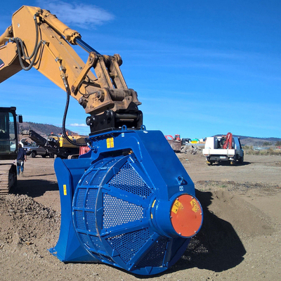 Bouteille de sélection de sable pour excavatrice de 5 à 40 tonnes personnalisée avec fonction rotative